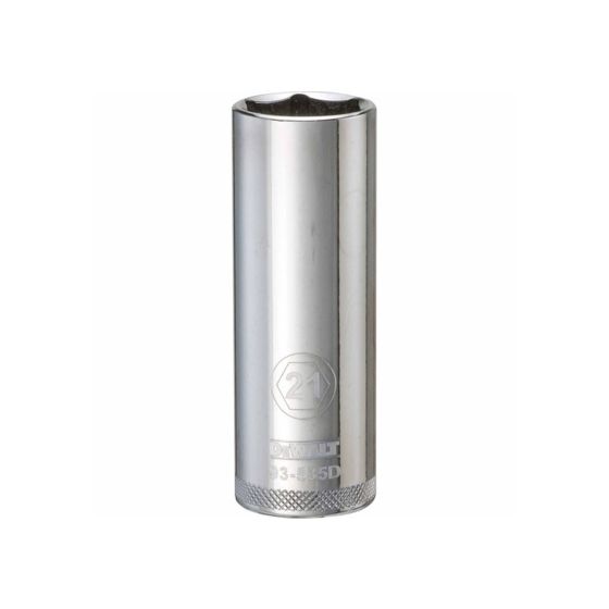 Douille 21 mm, 6 pans, longue, à prise 1/2"