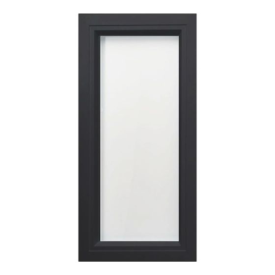 Fenêtre de cabanon, noir, 17" x 35" x 2.5"