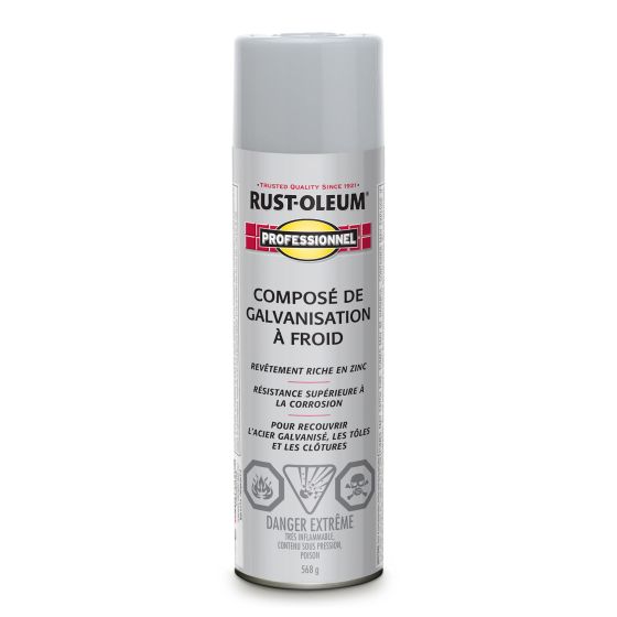 Composé de galvanisation à froid en aérosol, métal argenté, 586 g