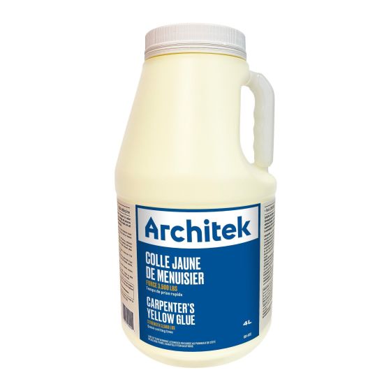 Colle de menuiserie, jaune, 4 l