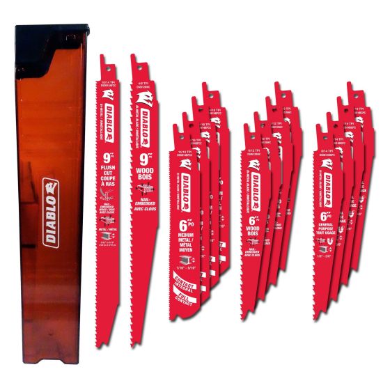 Reciprocating Saw Blade Kit - 14/Pkg