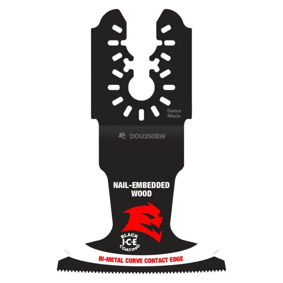 Lame pour outil oscillant, 2 1/2", pour bois clouté, 3/Pqt