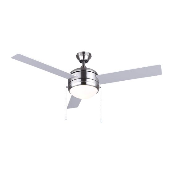 Ventilateur de plafond Calibre III, 48", noyer / chêne moyen