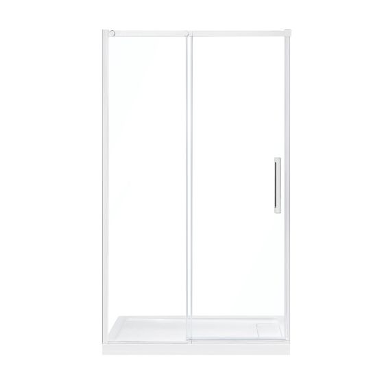 Sliding Shower Door - Camilla - 48" x 32" x 78.74" - Clear Glass – Chrome