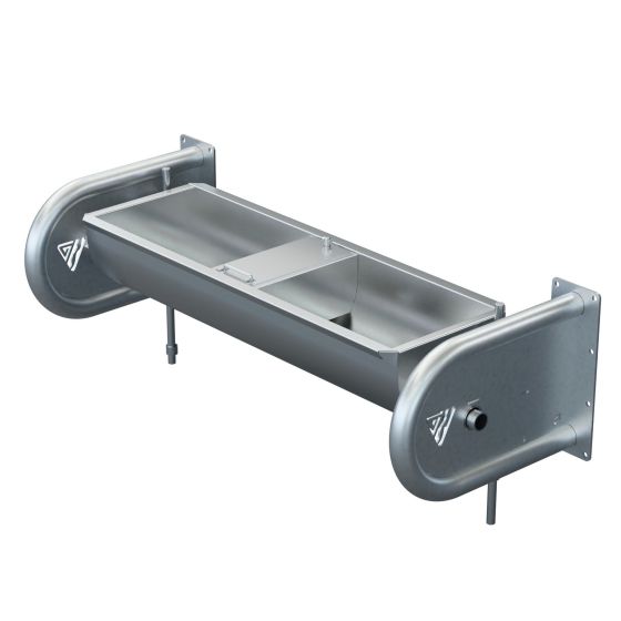 Round Bottom Trough With Wall Mounts - 48"