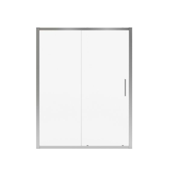 Sliding Shower Door - Connect - 57"-58.5" x 72" - Clear Glass - Chrome