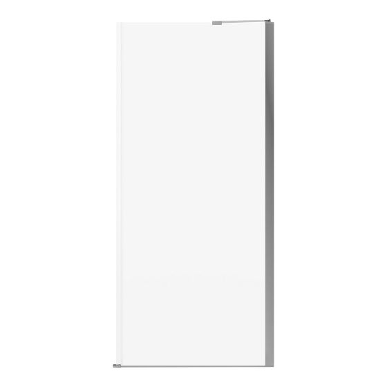 Return Panel for 36" Panel - Reveal Sleek - 33.88" x 71.5" - Clear Glass - Chrome