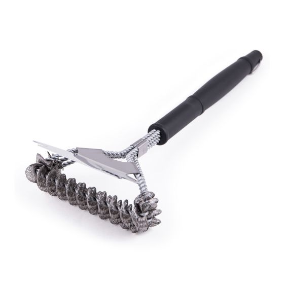 Triple Coil Wide Head Grill Brush