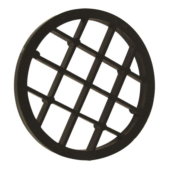 System 636 PVC FGV Termination Vent Screens - Spigot - 3" - Black