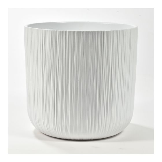Cache-pot, blanc, 19 cm