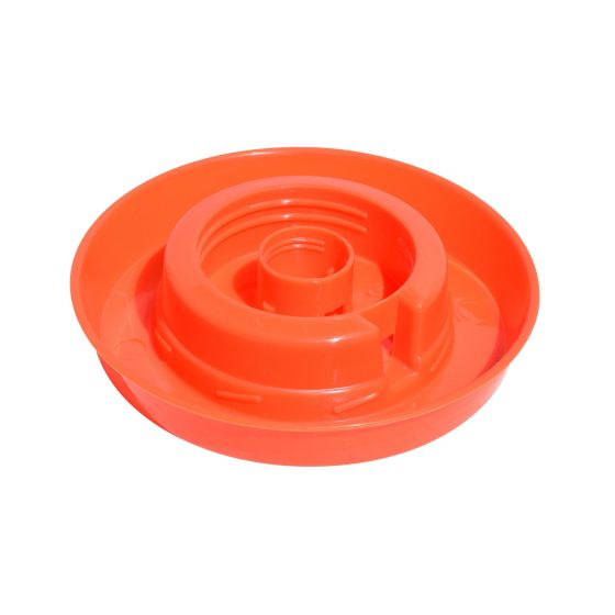 Base d'abreuvoir B4 en plastique pour volaille, 1l, orange