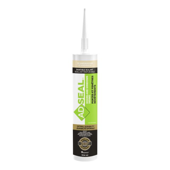 Scellant pour portes, fenêtres et revêtements, Adseal, peinturable, scandinave 304 ml