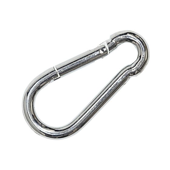 Mousqueton de sécurité galvanisé, 4"