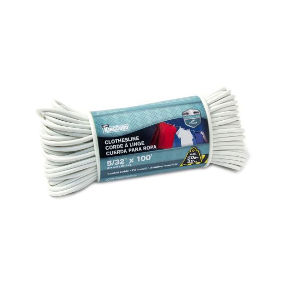 PVC Coated Polypropylene Rope - 5/32" x 100'