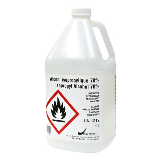 Alcool isopropylique 70 %, 4 l