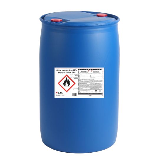 Alcool isopropylique 70 %, 205 l