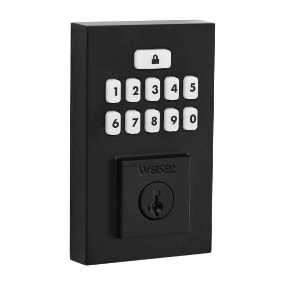 Clavier contemporain SmartCode Électronique Serrure électronique, Noir Mat