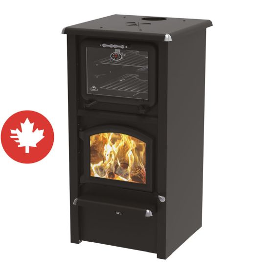 Cuisinière à bois avec four Gemini, 110 000 BTU, jusqu'à 3 000 pi²