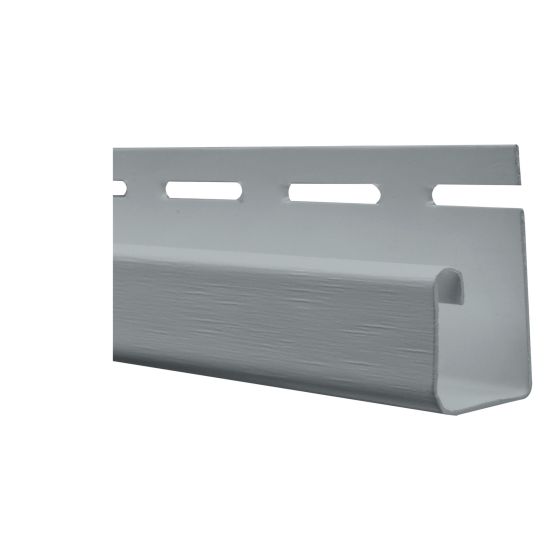 Vinyl J Channel - Pewter - 5/8"