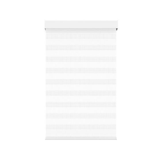 Cordless Zebra Roller Shade - White - 36" x 72"