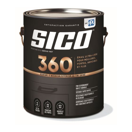 Peinture SICO 360, Coquille d'oeuf, Base 1, 3,78 l