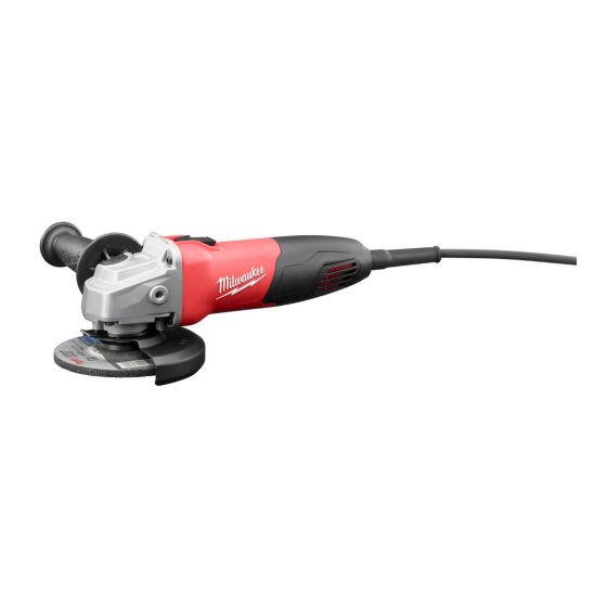 Meuleuse d'angle, 4 1/2", cordon de 7 A et interrupteur à verrouillage coulissant