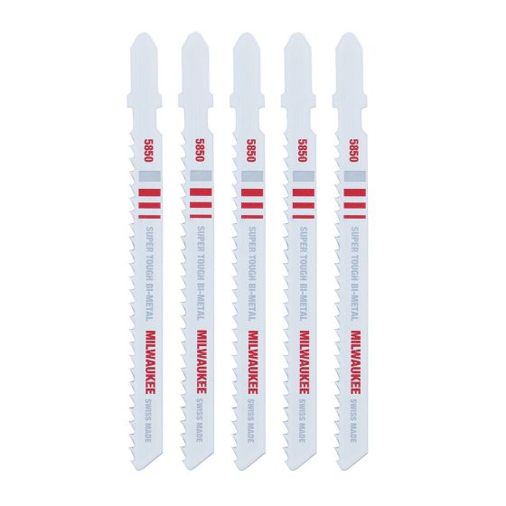 Lame de scie sauteuse, métal, 8 DPP, 4", 5/pqt