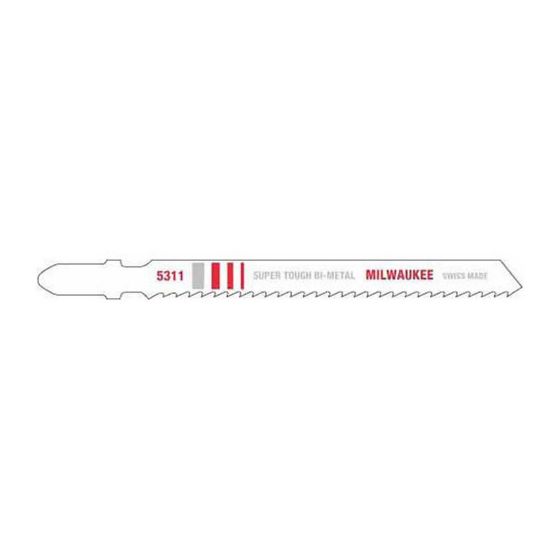 Lame de scie sauteuse, bois, 10 DPP, 4", 5/pqt