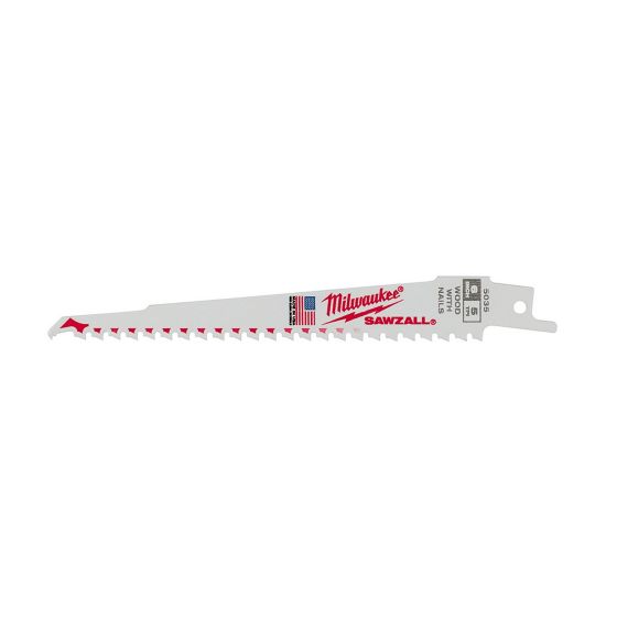 Lame de scie alternative, Sawzall, 6", 5 DPP, 5/pqt