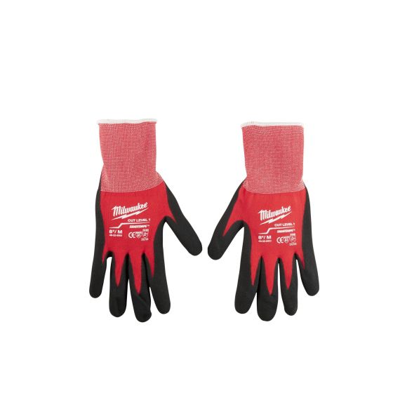 Gants de travail en nitrile à protection anti-coupure de niveau 1, grandeur Moyen