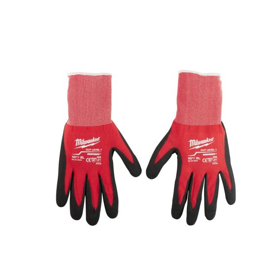 Gants de travail en nitrile à protection anti-coupure de niveau 1, grandeur X-grand