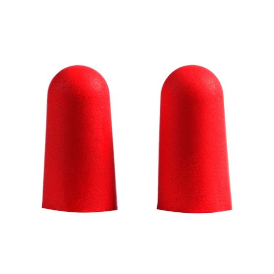 Bouchons d'oreille, rouge, 10 paires/pqt