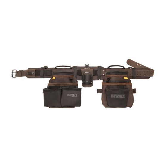 Harnais porte-outils en cuir, 18 poches