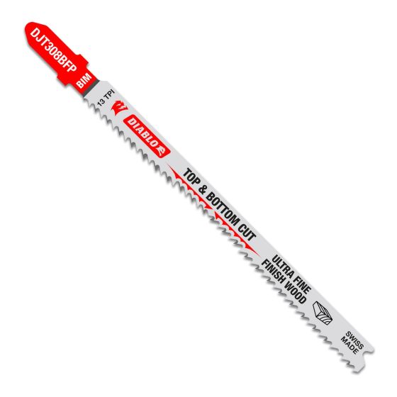 Lames de scie sauteuse bimétallique pour bois-mélamine, 4 5/8" x 13" DPP, 5/pqt