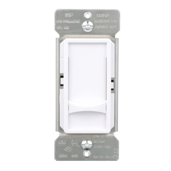 Interrupteur gradateur universel, 600 W, blanc