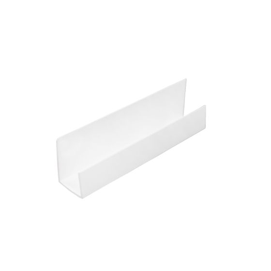 J-TRIM Molding - PVC - 3/8" x 8' - White