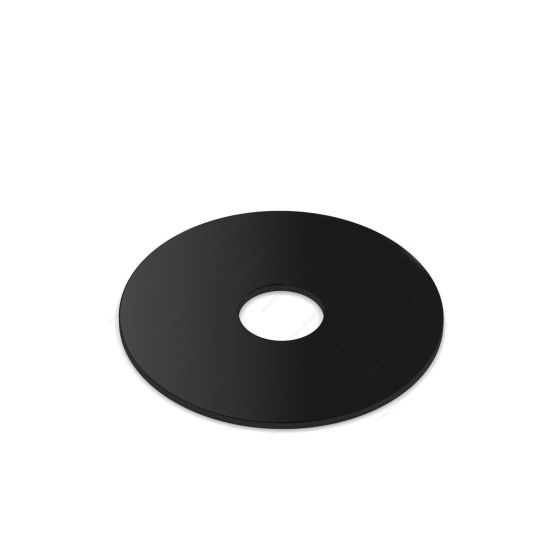 Rondelle pare-choc, fini anticorrosion noir, 3/8", 3/pqt