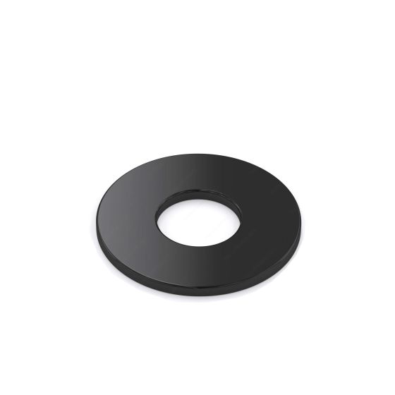 Rondelle plate (USS), fini anticorrosion noir, 3/8", 75/pqt