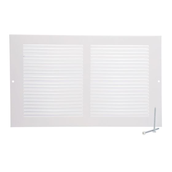 Grille de retour d'air, blanc, 6" x 14"