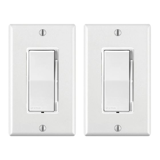 Slide Dimmer – Decora – White – 2/pkg