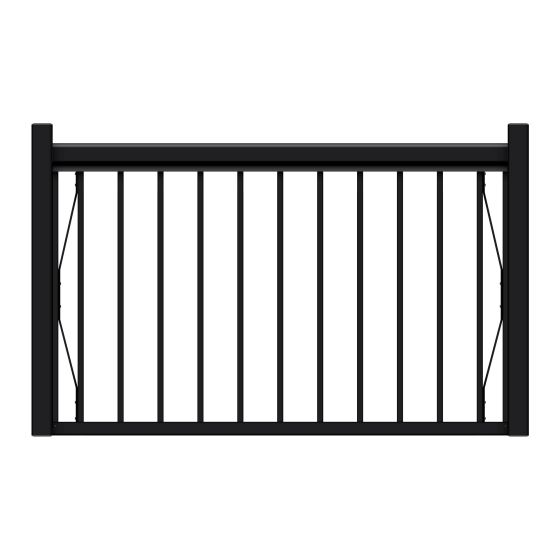Fence Set - Legacy - Black - 36" x 42"