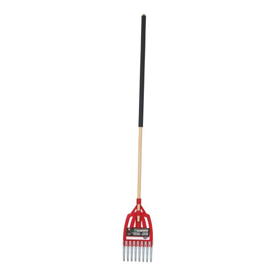 Balai à rocaille en acier, ultra efficace, 8 dents, 65,5"