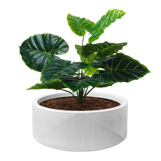 Resin Bowl Planter-  Gavin - 15"