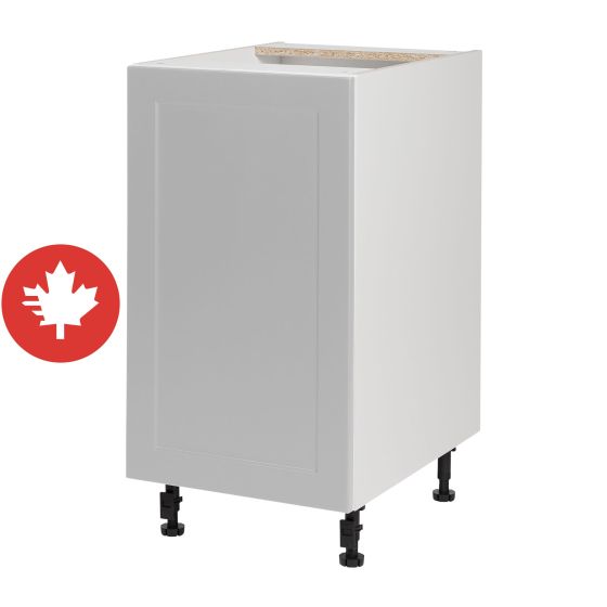 Base Cabinet 1 Door - Shaker - Grey - 18" x 34 3/4" x 24"