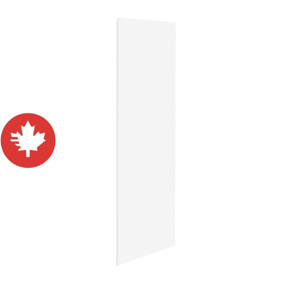 Fridge Panel - Shaker - White - 24" x 84"