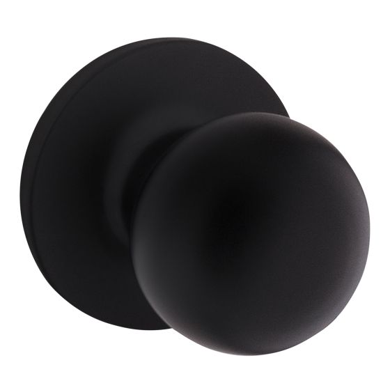 Poignée ronde, Regina, intérieur, passage, noir mat