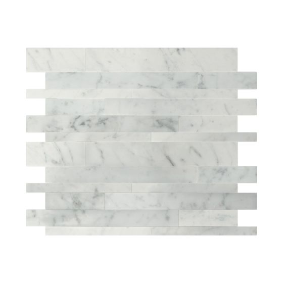 Wall Mosaic - Siberia - White - Marble - 11 8/9" x 9 5/9" x 1/5"