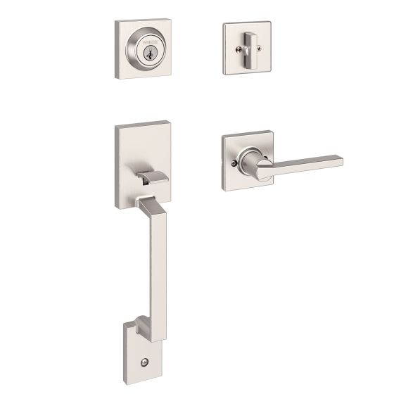 Clenche pour porte, Amador/Hollis, nickel satin