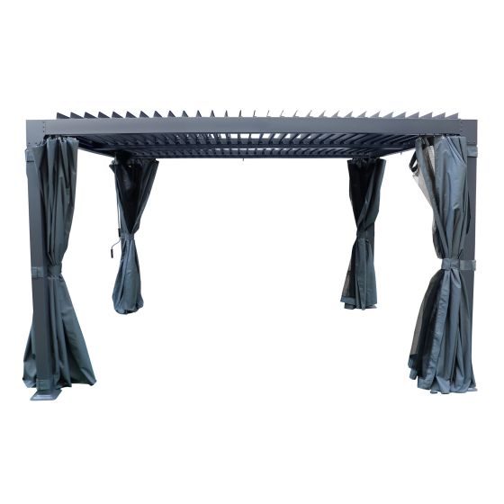 Louvered Pergola -  Aluminium - 3 m x 3.6 m