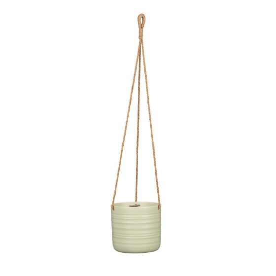Cache-pot suspendu, vert, 14 cm